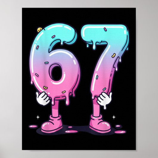 Poster 67 Glace Dégoulinante (devant) Six Sept Mème Pour  (Devant)