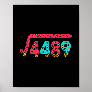 Poster 67 Glace Dégoulinante Mème Racine Carrée 4489 Argo