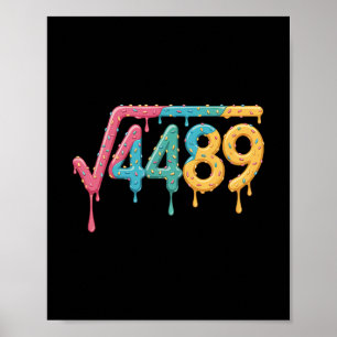 Poster 67 Glace Dégoulinante Mème Racine Carrée 4489 Argo