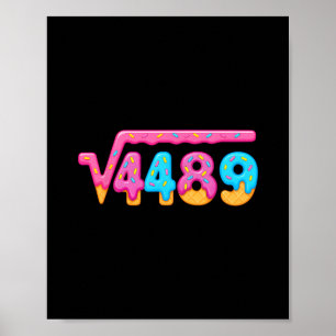 Poster 67 Glace Dégoulinante Mème Racine Carrée 4489 Gen