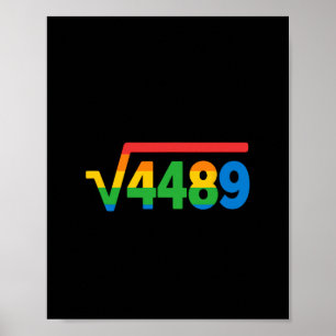 Poster 67 Glace Drip Meme Racine Carrée 4489