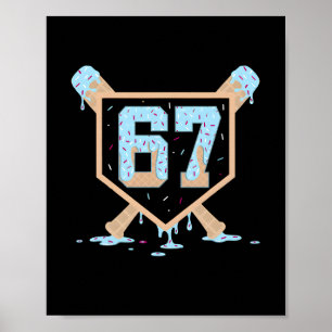 Poster 67 Glace Goutte Bysebyll Mème Drôle Six Sept Ge