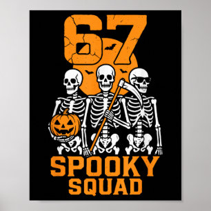 Poster 67 Halloween Meme 6 7 Nombres Six Sept Enfants Squ