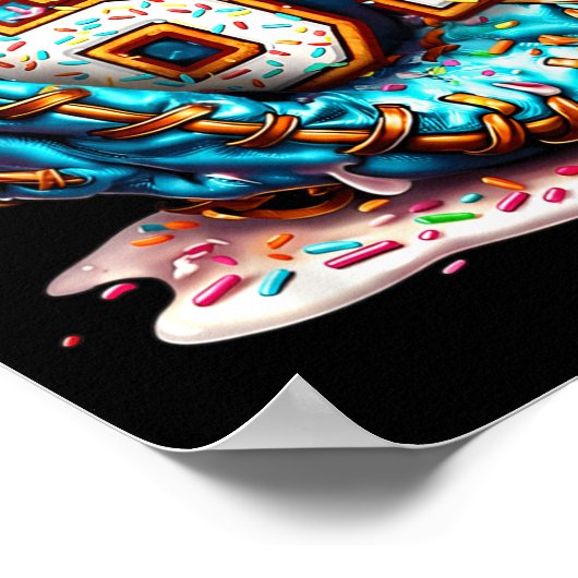 Poster 67 Ice Cream Drip Funny Six Seven Baseball  (Coin)