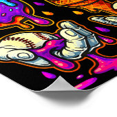 Poster 67 Ice Cream Drip Meme Funny Six Seven Gen Alpha S (Coin)