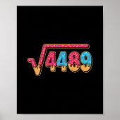 Poster 67 Ice Cream Drip Meme Math Teacher School Square  (Devant)