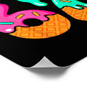 Poster 67 Ice Cream Drip Meme Six Seven Gen Alpha Slang M (Coin)