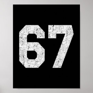 Poster #67 Maillot Uniforme Sports Universitaires Numéro