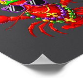 Poster 67 Mardi Gras Crawfish Beads Six Seven Carnival Bo (Coin)