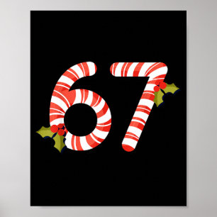 Poster 67 Mas Meme Canne de Bonbon Six Sept Enfants Homme