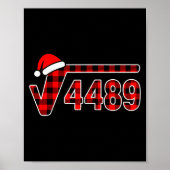 Poster 67 Meme Christmas Square Root 4489 Six Seven Math (Devant)