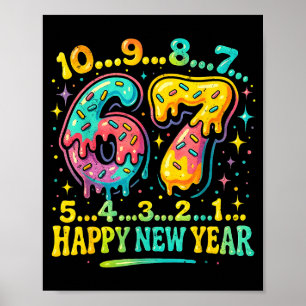 Poster 67 Meme compte à rebours Bonne année drôle numéro