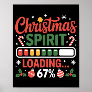 Poster 67 Meme Esprit de Noël Chargement 67% Six Sept Pou