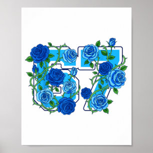 Poster 67 Mème Fleurs sauvages de l'école Floral Fleurs c