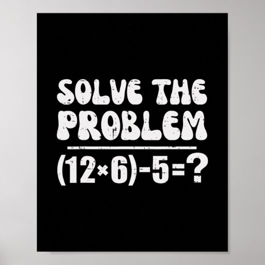 Poster 67 Meme Funny Pemdas Elementary Math Teacher Six S (Devant)