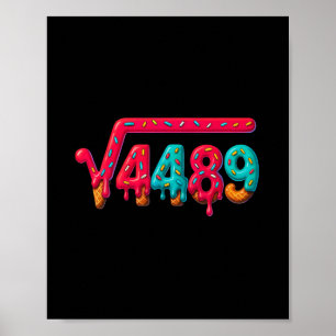 Poster 67 Meme Glace Dégoulinante Racine Carrée 4489 Gen