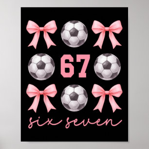 Poster 67 Mème Maman de foot Sœur Coquette Arcs Rose Fill