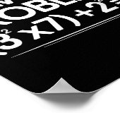 Poster 67 Meme Math Drôle Six Sept Professeur Brainrot Bl (Coin)