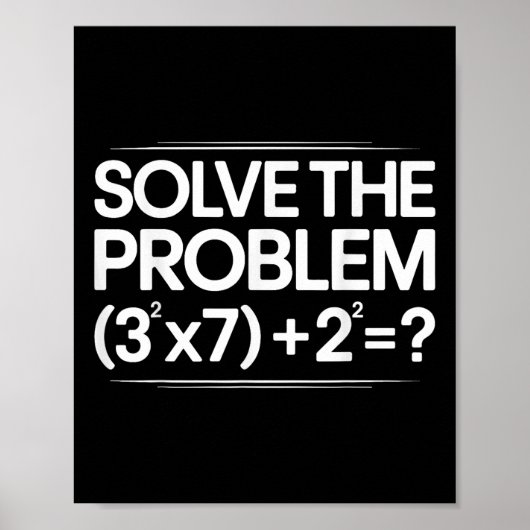 Poster 67 Meme Math Drôle Six Sept Professeur Brainrot Bl (Devant)