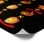 Poster 67 Meme Math Thanksgiving Casse-tête logique (Coin)