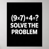 Poster 67 Mème Pemdas Prof de maths élémentaire (Devant)