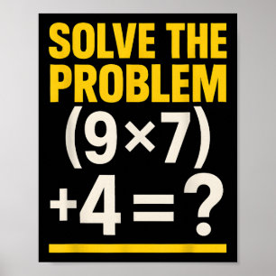 Poster 67 Mème Prof de Maths Drôle École 6-7 Pourriture C