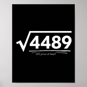 Poster 67 Mème Racine Carrée 4489 Slang Anniversaire Math