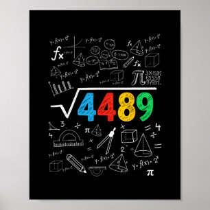 Poster 67 Meme Racine Carrée 4489 Slang Six Sept Prof De