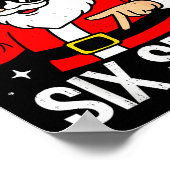 Poster 67 Mème Six Sept Santa Noël Drôle Génération Z Alp (Coin)