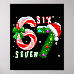 Poster 67 Meme Six Seven Pour Enfants Femmes Hommes Garço