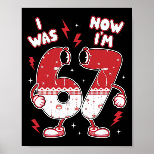 Poster 67 Meme Six Seven Pour Enfants Garçons Saint-Valen
