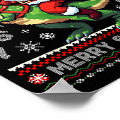 Poster 67 Merry Six Seven Santa T Rex Funny Ugly Christma (Coin)