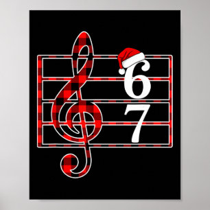 Poster 67 Musique Mème Argot Musicien Père Noël Professeu