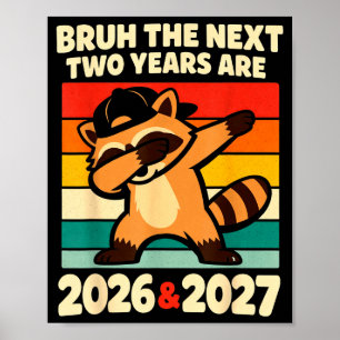 Poster 67 Nouvel An 2026 Drôles Garçons Fête du Nouvel An