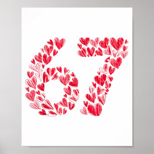 Poster 67 Saint-Valentin Cœur 67 – Saint-Valentin virale