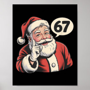 Poster 67 Santa Noël Six Sept Mème