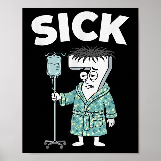 Poster 67 Sick Seven Six 6 7 Meme  (Devant)