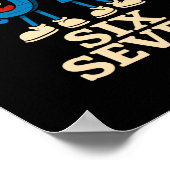 Poster 67 Six Seven 6-7 - Funny Italian Brainrot Kids Gam (Coin)