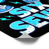 Poster 67 Six Seven 6-7 - Funny Italian Brainrot Kids Gam (Coin)