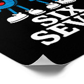 Poster 67 Six Seven 6-7 - Funny Italian Brainrot Kids Gam (Coin)