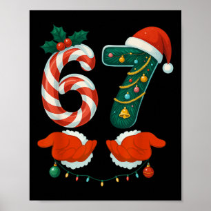 Poster 67 Six Seven 6 7 Mème Coutume Couple Noël Tapis