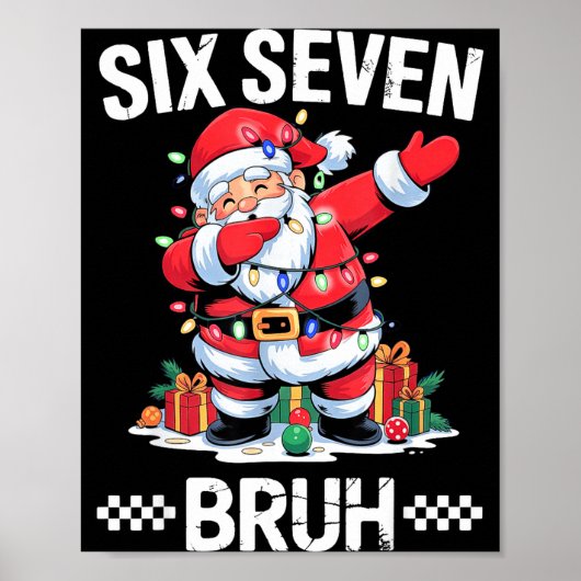 Poster 67 Six Seven Burh Noël 6 7 Meme (Devant)