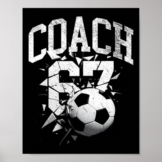 Poster 67 Six Seven Coach Soccer Gen Alpha Brainrot Meme  (Devant)