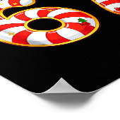 Poster 67 Six Seven Mème Argot Gen Alpha Drôle de Noël (Coin)