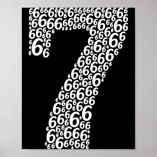 Poster 67 Sixty Seven Halloween Costume Funny Meme (Devant)