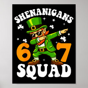 Poster 67 st patricks mème six sept leprechaun