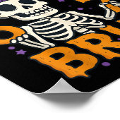 Poster 67 Teacher Halloween Skeleton Six Seven Meme Brain (Coin)