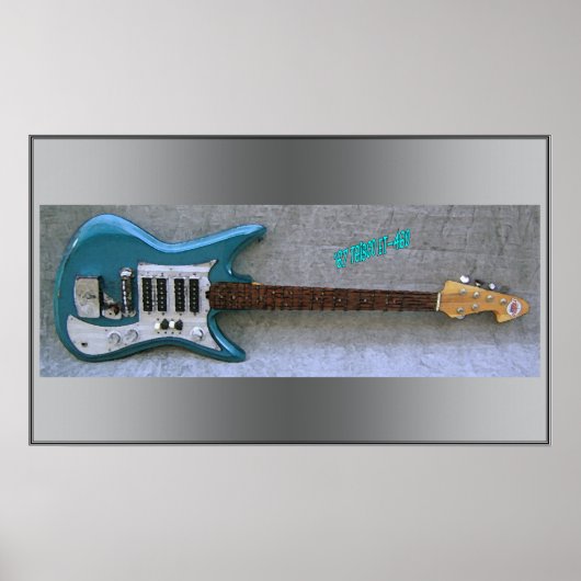 Poster '67 Teisco Guitar Print (Devant)