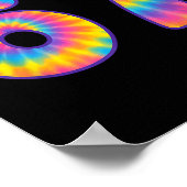 Poster 67 Tie Dye Rétro Six Sept (Coin)
