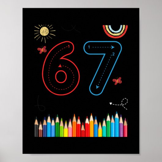 Poster 67 Tracing Funny Meme Elementary School Teachers (Devant)